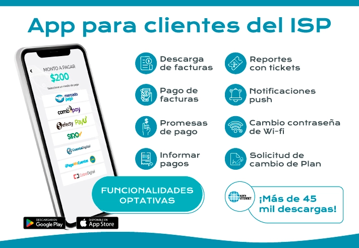 App para pagar internet