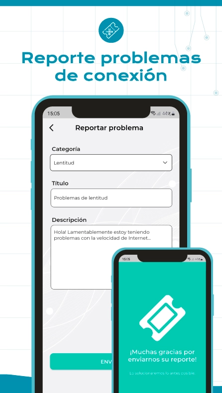 app para pagar reporte problemas de conexión